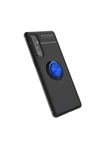 Oppo Reno 3 Pro Kılıf Yüzüklü Standlı Soft Parmak Izi Bırakmaz Kapak