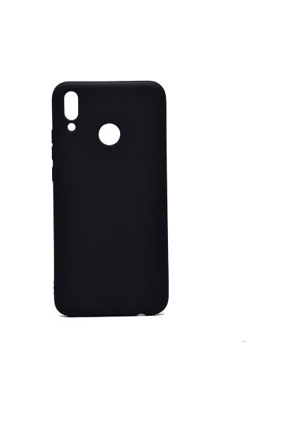 Huawei Y9 2019 Kılıf Yumuşak Ince Soft Pürüzsüz Silikon Kapak ve Nano Cam Koruma
