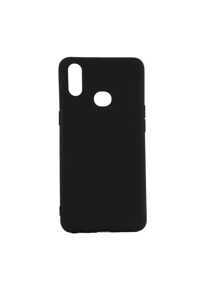 Samsung Galaxy A10S Kılıf Yumuşak Ince Soft Pürüzsüz Silikon Kapak ve Nano Cam Koruma