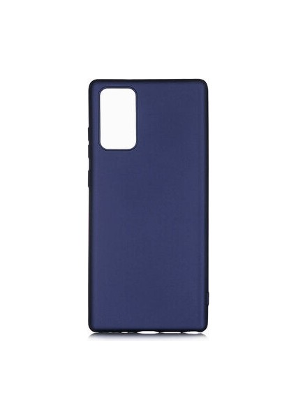 Samsung Galaxy Note 20 Kılıf Yumuşak Ince Soft Pürüzsüz Silikon Kapak ve Nano Cam Koruma