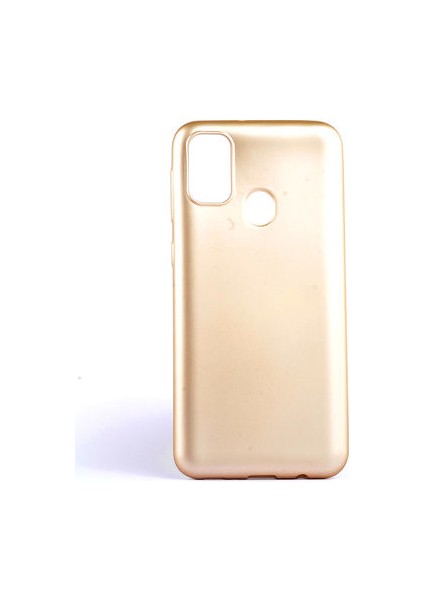 Samsung Galaxy M21 Kılıf Yumuşak Ince Soft Pürüzsüz Silikon Kapak ve Nano Cam Koruma