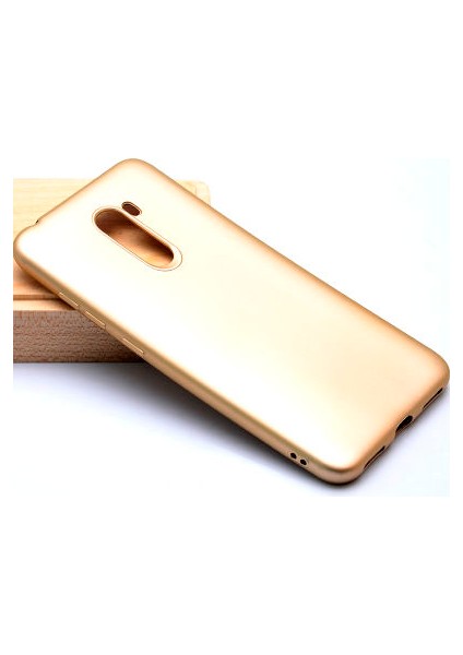 Xiaomi Pocophone F1 Kılıf Yumuşak Ince Soft Pürüzsüz Silikon Kapak ve Nano Cam Koruma