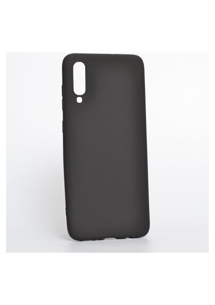 Samsung Galaxy A50 Kılıf Yumuşak Ince Soft Pürüzsüz Silikon Kapak ve Nano Cam Koruma