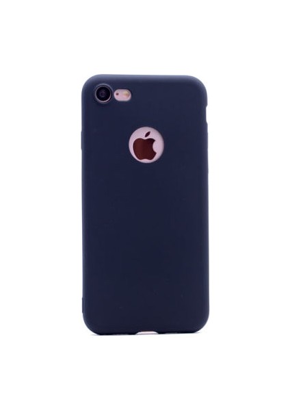 Apple iPhone 8 Kılıf Yumuşak Ince Soft Pürüzsüz Silikon Kapak ve Nano Cam Koruma