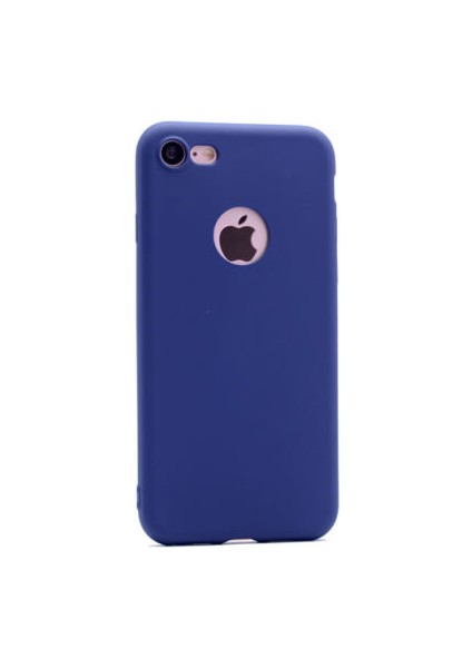 Apple iPhone 7 Kılıf Yumuşak Ince Soft Pürüzsüz Silikon Kapak ve Nano Cam Koruma