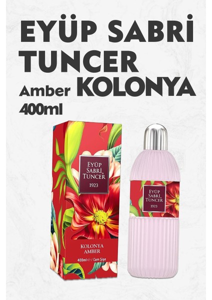 Amber Kolonyası Cam Şişe 400 Ml