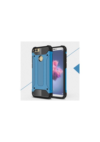 Huawei P Smart kılıf Zırhlı Kamera Koruma Darbelere Dayanıklı Tam Koruma
