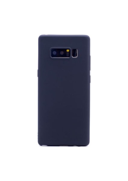 Samsung Galaxy Note 8 Kılıf Yumuşak Ince Soft Pürüzsüz Silikon Kapak ve Nano Cam Koruma