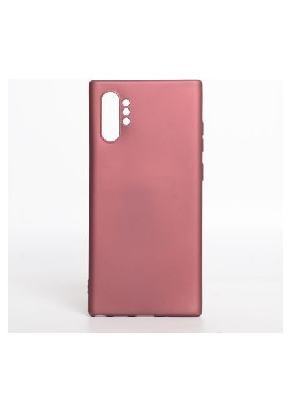 Samsung Galaxy Note 10 Plus Kılıf Yumuşak Ince Soft Pürüzsüz Silikon Kapak ve Nano Cam Koruma