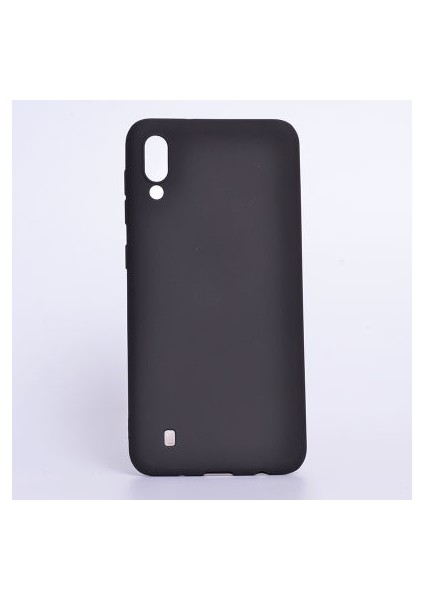 Samsung Galaxy M10 Kılıf Yumuşak Ince Soft Pürüzsüz Silikon Kapak ve Nano Cam Koruma