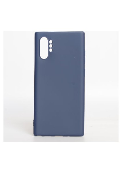 Samsung Galaxy Note 10 Plus Kılıf Yumuşak Ince Soft Pürüzsüz Silikon Kapak ve Nano Cam Koruma