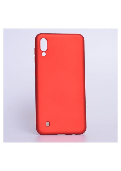Samsung Galaxy M10 Kılıf Yumuşak Ince Soft Pürüzsüz Silikon Kapak ve Nano Cam Koruma