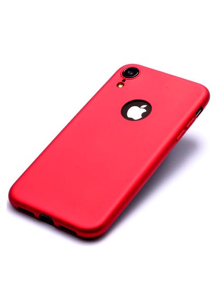 Apple iPhone Xr Kılıf Yumuşak Ince Soft Pürüzsüz Silikon Kapak ve Nano Cam Koruma