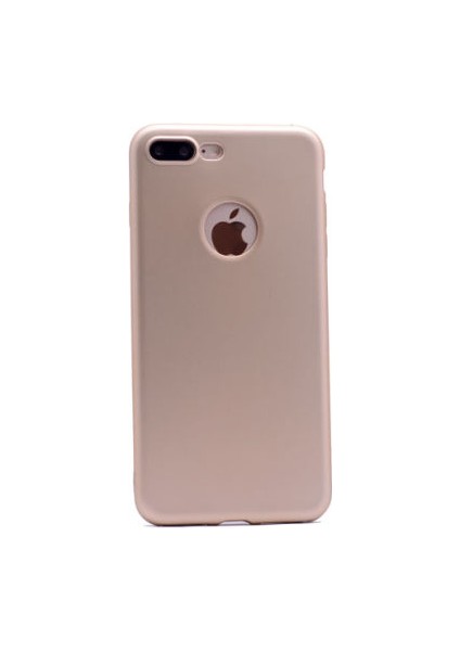 Apple iPhone 7 Plus Kılıf Yumuşak Ince Soft Pürüzsüz Silikon Kapak ve Nano Cam Koruma