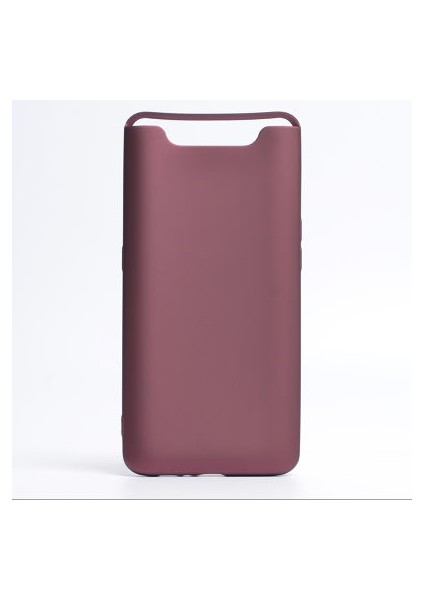Samsung Galaxy A80 Kılıf Yumuşak Ince Soft Pürüzsüz Silikon Kapak