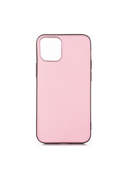 Apple iPhone 12 Kılıf Yumuşak Ince Soft Pürüzsüz Silikon Kapak ve Nano Cam Koruma