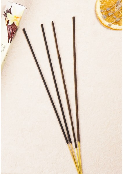 JUNİBELİW 4'lü Set Çubuk Tütsü Vanilya & Gardenya & Sandal Ağacı 60 Çubuk+ Ahşap Tütsülük