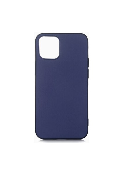 Apple iPhone 12 Mini Kılıf Yumuşak Ince Soft Pürüzsüz Silikon Kapak ve Nano Cam Koruma