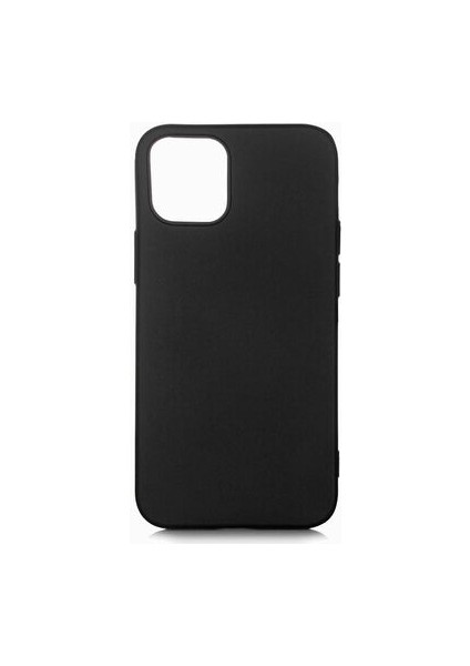 Apple iPhone 12 Pro Max Kılıf Yumuşak Ince Soft Pürüzsüz Silikon Kapak ve Nano Cam Koruma