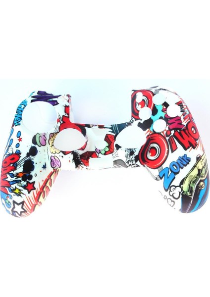 Playstation 4 Desenli Kol Koruyucu Silikon Kılıf 10P4