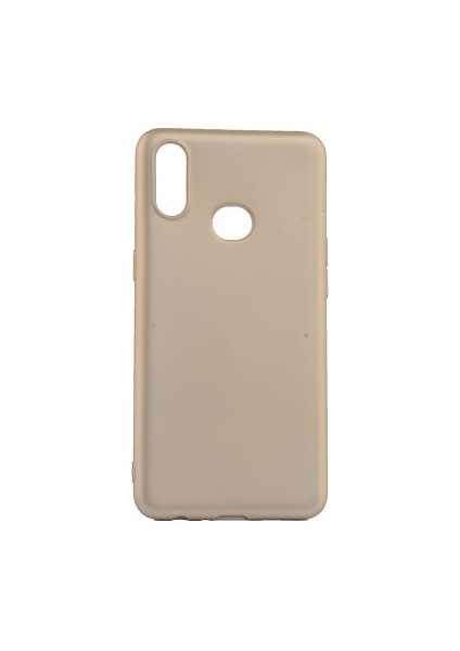 Samsung Galaxy A10S Kılıf Yumuşak Ince Soft Pürüzsüz Silikon Kapak ve Nano Cam Koruma