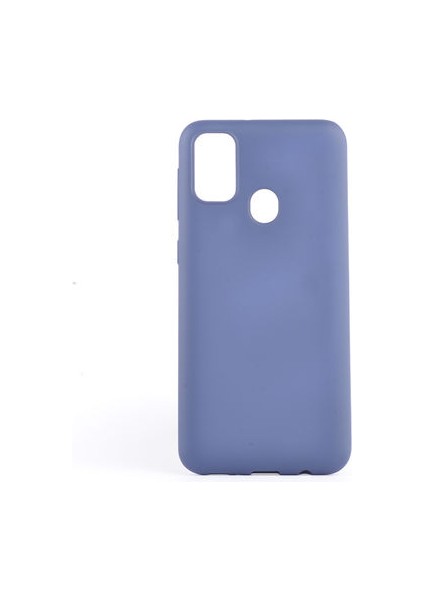 Samsung Galaxy M30S Kılıf Yumuşak Ince Soft Pürüzsüz Silikon Kapak ve Nano Cam Koruma