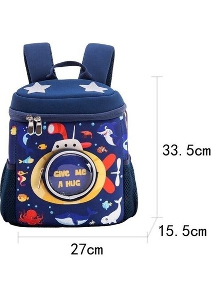 Ağaç Anaokulu Okul Çantası Erkek Moe Bebek 1-3-6 Korece Sevimli Çocuk Kız Gelgit Versiyonu (Yurt Dışından)