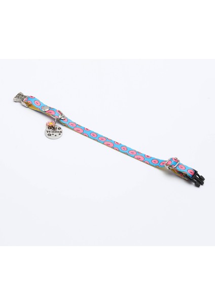 Donut Desenli Isimli Kedi Tasması, Isimlikli Kedi Köpek Tasması, Isimli Kedi Köpek Künyesi fırsatları