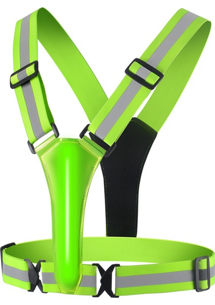 USB Güvenlik Yansıtıcı Yelek LED Gece Koşu Sürme Yansıtıcı Yelek Yansıtıcı Yelek Yelek (Yurt Dışından)