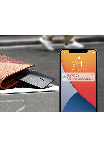 eufy Security SmartTrack Card Apple Cihazımı Bul ile Uyumlu Takip Cihazı T87B2 (Anker Türkiye Garantili)