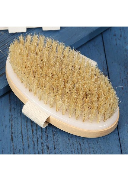 Peeling Ahşap Vücut Masaj Fırçası Duş Fırçası