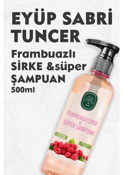 Frambuazlı Sirke & Süper Şampuan 500 ml