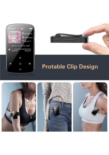 Mp3 Oynatıcı Çok Işlevli Yüksek Hassasiyetli Dokunmatik Mp3 Oynatıcı Bluetooth Oynatıcı 32GB Hd Ekran Patlama Taşınabilir Spor Stili | Mp3 Oynatıcı (Yurt Dışından) fırsatları
