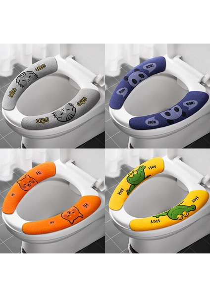 10 Yaz Klozet Minderi Tuvalet Pedi Macunu Statik Iz Bırakmayan Adsorpsiyon Sit Tuvalet Çıkartmaları (Yurt Dışından) fiyatları