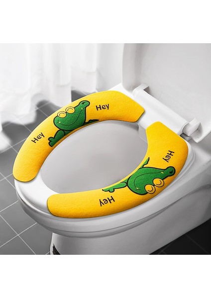 10 Yaz Klozet Minderi Tuvalet Pedi Macunu Statik Iz Bırakmayan Adsorpsiyon Sit Tuvalet Çıkartmaları (Yurt Dışından) modelleri