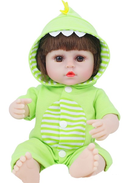 38 cm Yeniden Doğmuş Bebek Simülasyon Bebek Vinil Yumuşak Tutkal Bebek Çocuk Oyuncak Bebek (Yurt Dışından)