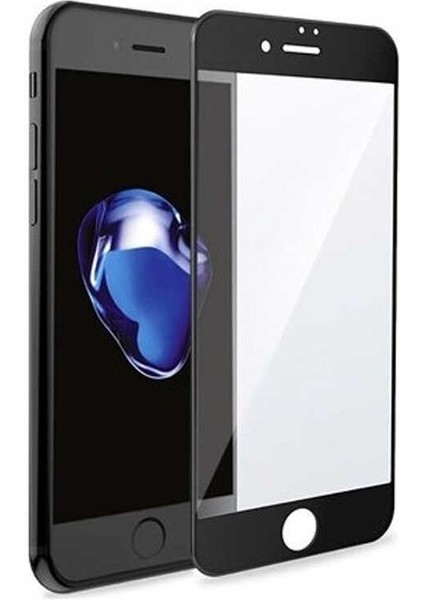 Apple iPhone 7 Ekran Koruyucu Mat Seramik Kavisli Kenar Soft Yüzey Esnek Ekran Koruma Siyah