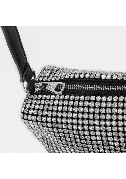 Kadın Çapraz Çanta Diamond Serisi Gümüş Zincir Detaylı Şık Çanta Gümüş fırsatları