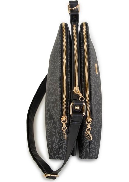 Kadın Çapraz Çanta Siyah Yazılı fırsatları