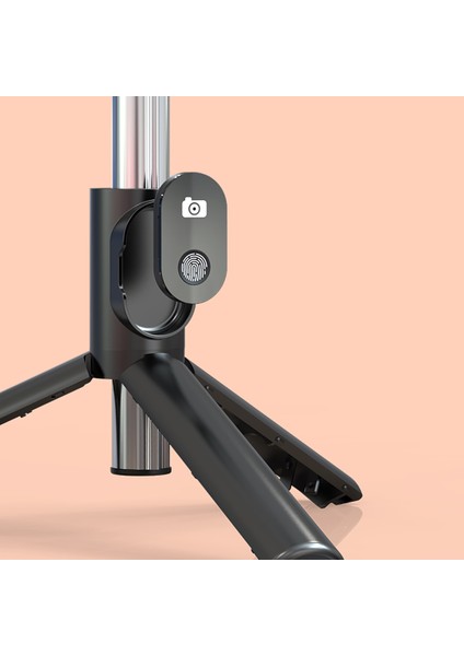 Bluetooth Selfie Çubuğu Profesyonel Çok Fonksiyonlu Tripodlu Kumandalı Klipsli Katlanabilir