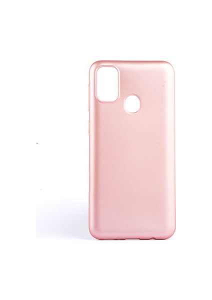 Samsung Galaxy M21 Kılıf Yumuşak Ince Soft Pürüzsüz Silikon Kapak ve Nano Cam Koruma