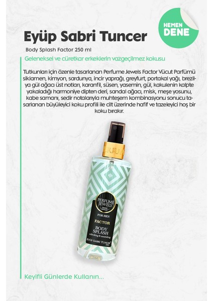 Body Splash Factor 250 ml