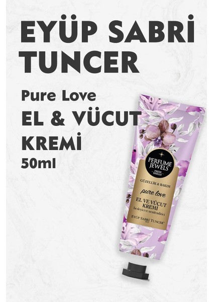 Pure Love El ve Vücut Kremi 50 ml Tüp