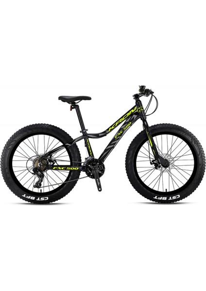 Fxc 500 26'' Mtb-17''-21 Vites-M.dısc-Mat Siyah-Neon Sarı/gri KRN21-586