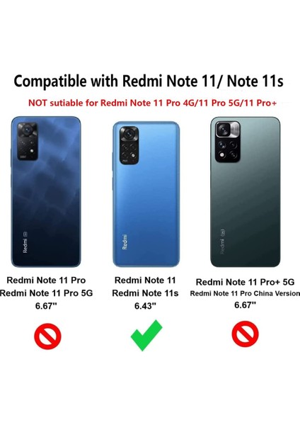 Xiaomi Redmi Note 11 Kılıf Şeffaf 360 Ön Arka Korumalı Silikon