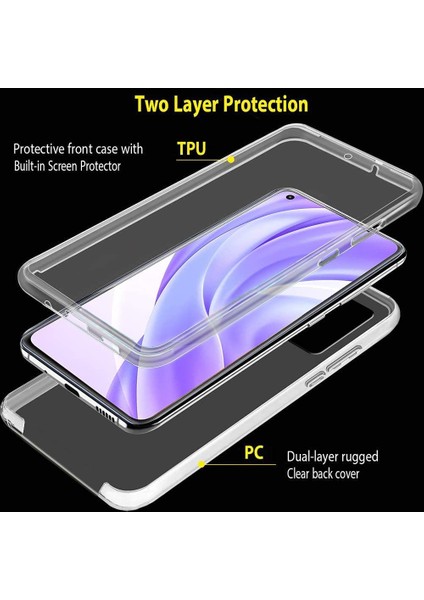 Xiaomi Mi 11 Lite Kılıf Şeffaf 360 Ön Arka Korumalı Silikon fırsatları