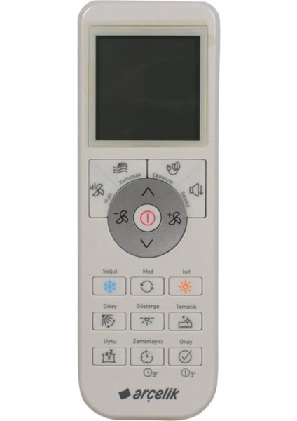 Yeni Tip 5401568401 Beyaz Uyumlu Klima Kumandası (5401552301)