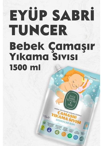 Bebek Çamaşır Yıkama Sıvısı 1500 ml