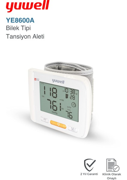 Bilek Tipi Dijital Tansiyon Aleti YE8600A fiyatları
