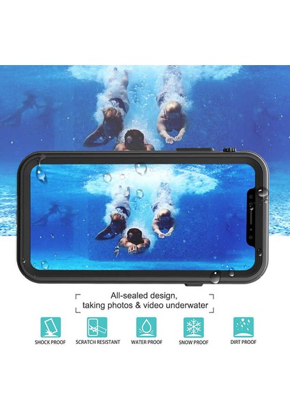 Apple iPhone Xr 6.1 Kılıf Su Geçirmez High Quality Waterproof Orjinal Kalıp Shockproof Kapak